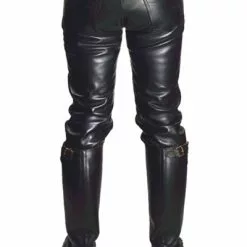 Mister B Leren Jeans Met Knopen 5 Mister B Leren Jeans Met Knopen -Goedkope KLEDING winkel bn B103100 b