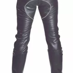 Mister B Leren FXXXer Jeans Zwart Met Grijze Bies 5 Mister B Leren FXXXer Jeans Zwart Met Grijze Bies -Goedkope KLEDING winkel bn B111800 b