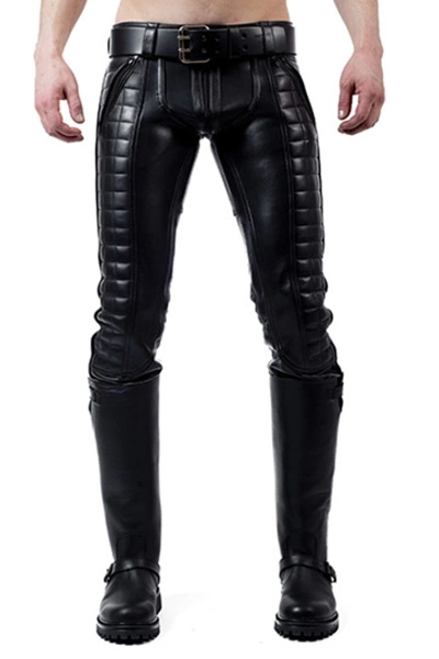 Mister B Leren Indicator Jeans Zwarte Stiksels En Bies 3 Mister B Leren Indicator Jeans Zwarte Stiksels En Bies