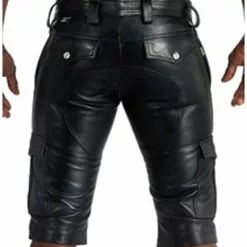 Mister B Leren Cargo Shorts -Goedkope KLEDING winkel bn B114300 b