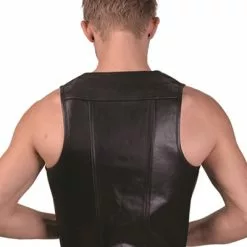 Mister B Leren Muscle Vest 5 Mister B Leren Muscle Vest -Goedkope KLEDING winkel bn B130800 b