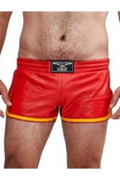 Mister B Leren Circuit Sport Short 3 Mister B Leren Circuit Sport Short