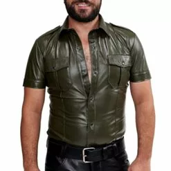 Mister B Schapenleer Politie Shirt Korte Mouw