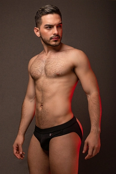 Dale Mas Open Up Mesh Jock - Zwart 2 Dale Mas Open Up Mesh Jock - Zwart