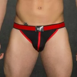 Dale Mas Classic Sport Jock - Zwart Rood