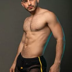 Dale Mas Mesh Short - Zwart Geel