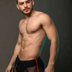 Dale Mas Mesh Short - Zwart Rood