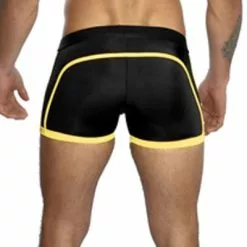 Dale Mas Skin Fietsbroek - Zwart Geel -Goedkope KLEDING winkel bn B380150 b