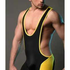 Dale Mas Bottom Up Worstelaar - Zwart Geel