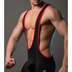 Dale Mas Top Up Worstelaar - Zwart Rood