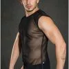 Dale Mas Mesh Singlet - Zwart