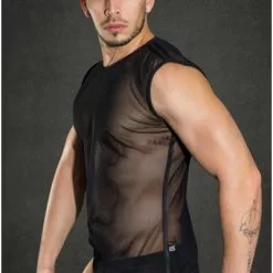 Dale Mas Mesh Singlet - Zwart