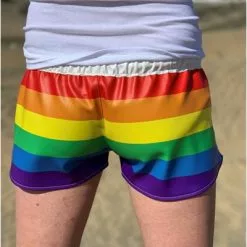 Mr Riegillio Pride Gestreept Broekje -Goedkope KLEDING winkel bn B408920 b