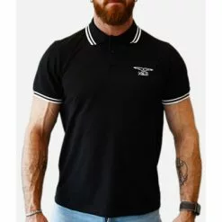 Mister B Polo - Zwart - Wit