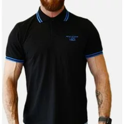 Mister B Polo - Zwart - Blauw