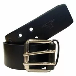Mister B Leren Riem 5 cm Breed, 75 cm Lang, Dubbele Sluiting