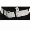 Mister B Leren Riem Wit 5cm Breed, 85cm Lang -Goedkope KLEDING winkel bn B420340