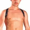 Mister B Lederen Sling Harnas Premium Zwart -Goedkope KLEDING winkel bn B600300