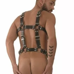 Mister B Leren Slaven Harnas 5 Mister B Leren Slaven Harnas -Goedkope KLEDING winkel bn B600900 b