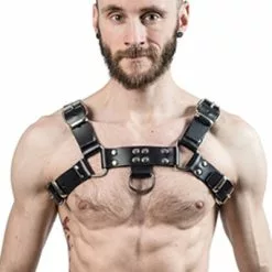 Mister B Leren Borst Harnas Zadelleer