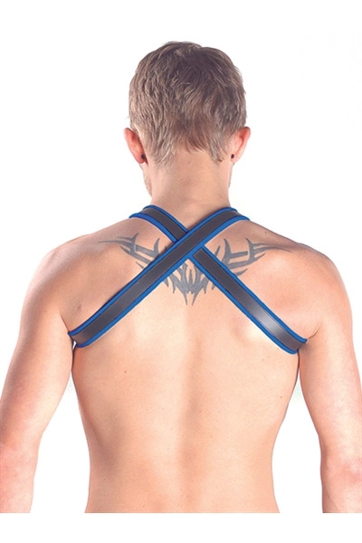 Mister B Leren Borstharnas Met Kruis Achterkant 4 Mister B Leren Borstharnas Met Kruis Achterkant - Afbeelding 2